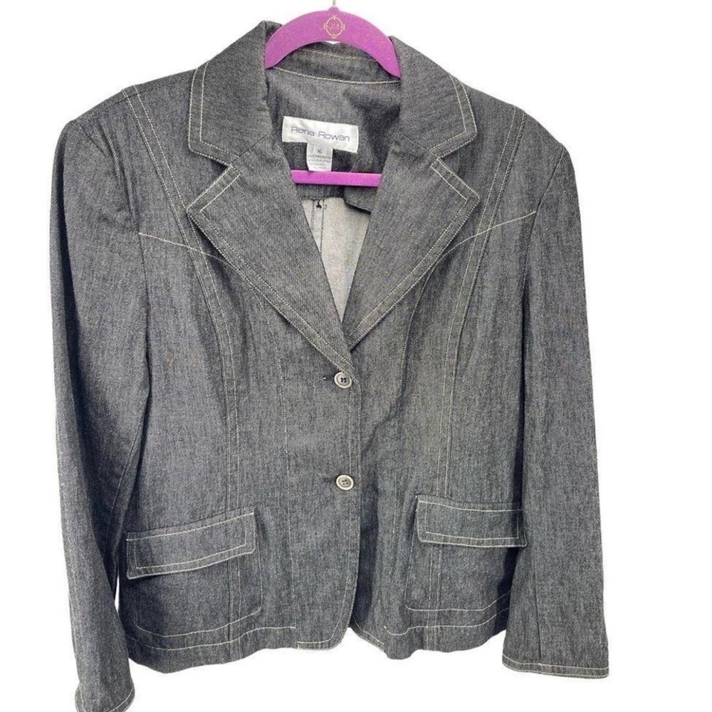 Rena Rowan Charcoal denim Jacket